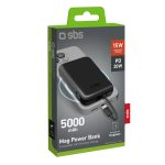 SBS POWERBANK 5000 mAh 20W PD COMPATIBLE WITH MAGSAFE QI black - Image 5