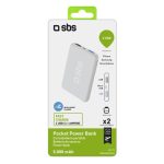 SBS POWERBANK 5000 mAh white - Image 3
