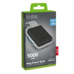 SBS POWERBANK 5000 mAh COMPATIBLE WITH MAGSAFE TYPE C black - Image 5