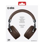 SBS PREMIUM WIRELESS SLIDE HEADPHONES brown - Image 6