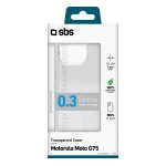 SBS 0.3 SKINNY TPU MOTOROLA MOTO G86 transparent backcover - Image 2