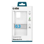 SBS 0.3 SKINNY TPU MOTOROLA MOTO G14 transparent backcover - Image 7