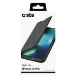 SBS WALLET LITE BOOK CASE IPHONE 14 PRO black - Image 3