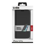 SBS WALLET SMOOTH STAND BOOK IPHONE 16 PRO black - Image 3