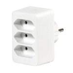 VIVANCO ADAPTER SCHUKO TO 3X EURO SOCKET