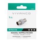 VIVANCO AERIAL COAX PLUG ADAPTER - Image 2