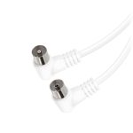 VIVANCO ANTENNA CABLE ANGLE 90dB white 1.5m