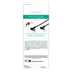 VIVANCO ANTENNA CABLE ANGLE 90dB black 1.5m - Image 3