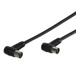 VIVANCO ANTENNA CABLE ANGLE CONNECTORS 90dB 3m black