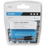 VIVANCO AUDIO ADAPTER 6.5mm JACK TO RCA black - Image 2