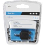 VIVANCO AUDIO ADAPTER 3.5mm JACK TO 2X RCA black - Image 2