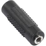 VIVANCO AUDIO ADAPTER 3.5mm JACK SOCKET TO 3.5mm JACK SOCKET black