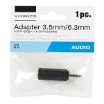 VIVANCO AUDIO ADAPTER 3.5mm jack TO 3.5mm Socket - Image 2