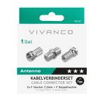 VIVANCO CABLE CONNECTOR SET  7mm - Image 2