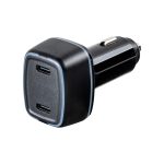 VIVANCO CAR CHARGER DUAL TYPE C 54W black - Image 3
