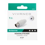 VIVANCO COAX PLUG white - Image 2