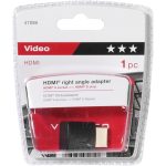 VIVANCO 90 DEGREE RIGHT ANGLE ADAPTER HDMI gold plated - Image 2