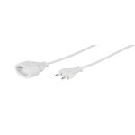 VIVANCO EURO EXTENSION CABLE  WITH SHUTTER 3M white