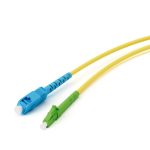 VIVANCO FIBRE OPTIC NETWORK CABLE LC/APC to SC/UPC 10Gbit/s 5m yellow