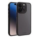 VIVANCO FROSTED COVER CAMERA PROTECTION IPHONE 15 PRO semi transparent/black backcover