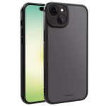 VIVANCO FROSTED COVER CAMERA PROTECTION IPHONE 15 PLUS semi transparent/black backcover - Image 3