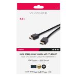 VIVANCO HDMI CABLE HDMI to HDMI with ETHERNET GOLD PLATED 5m - Image 2