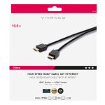 VIVANCO HDMI CABLE HDMI to HDMI with ETHERNET GOLD PLATED 10m - Image 2