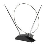 VIVANCO INDOOR ANTENNA RING DESIGN black