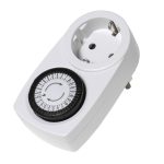 VIVANCO MECHANICAL TIMER SOCKET white
