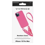 VIVANCO NECKLACE COVER IPHONE 12 PRO MAX pink backcover - Image 2