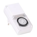 VIVANCO OUTDOOR MECHANICAL TIMER SOCKET 3680W white