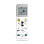 VIVANCO REMOTE CONTROL FOR AIR CONDITION UNIVERSAL black