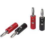 VIVANCO SPEAKER BANANA PLUGS SCREW TYPE