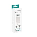 VIVANCO TRAVEL CHARGER 2 PORTS 20W PD 3.0 QC 3.0 white - Image 2
