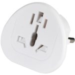VIVANCO TRAVEL WORLD TO EUROPE PLUG 2.300W white