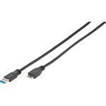 VIVANCO USB 3.1 GEN1 TYPE A TO TYPE MICRO B CABLE 1.5m black - Image 3