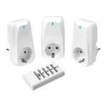 VIVANCO 3WAY RF SOCKET SET, 1.150W, AUTO LEARN, WHITE