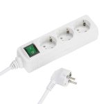 VIVANCO 3WAY (3XSchuko) WITH SHUTTER ΠΟΛΥΠΡΙΖΟ 1.4m white