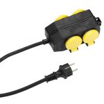 VIVANCO 4WAY ΠΟΛΥΠΡΙΖΟ ΕΞΩΤΕΡΙΚΟΥ ΧΩΡΟΥ 1.4m black