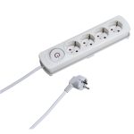 VIVANCO 4WAY ΠΟΛΥΠΡΙΖΟ with shutter 1.4m white