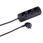 VIVANCO 3WAY (3 X Schuko) ΠΟΛΥΠΡΙΖΟ 5m black
