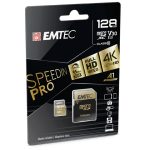 Memory Card microSD EMTEC USH-I U3 V30 SPEEDIN PRO A1 128GB CLASS 10 - Image 2