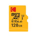 Memory Card microSD KODAK U3 V30 A1 ULTRA PERFORMANCE128GB CLASS 10 with adapter