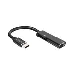 SBS AUDIO ADAPTOR TYPE C TO JACK 3.5 and CHARGING black - Image 5