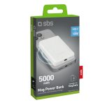 SBS POWERBANK 5000 mAh COMPATIBLE WITH MAGSAFE TYPE C white - Image 2