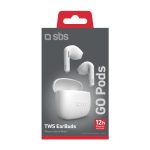 SBS WIRELESS EARPHONES TWS GO PODS white - Image 6