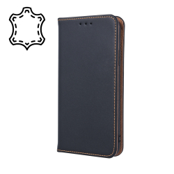 sensogenui_6452587 SENSO GENUINE LEATHER STAND BOOK XIAOMI REDMI NOTE 13 PRO 4G / REDMI NOTE 14S 4G black - Image 1