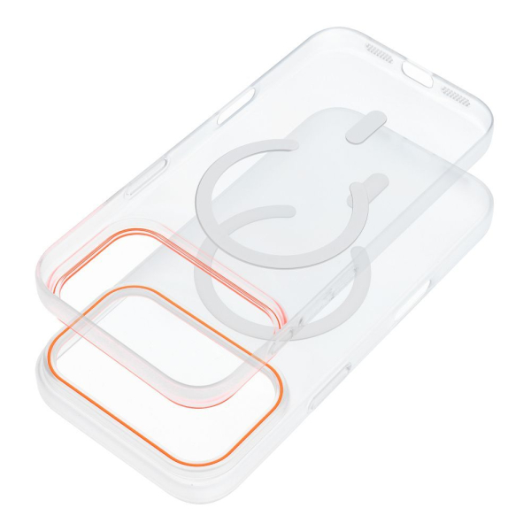 sensoneonm_6486352 SENSO NEON MAG XIAOMI 17 orange/transparent backcover - Image 1