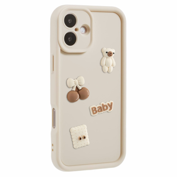 sensospddt_6448500 SENSO SPD 3D TRENDY IPHONE 16 bear backcover - Image 1