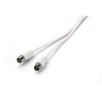 VIVANCO ANTENNA CABLE 1.5m COAX PLUG-COAX SOCKET 90 dB white - Image 5